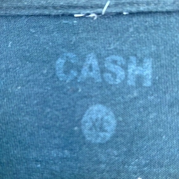 Cash - Johnny Cash The Man In Black American Legend Short Sleeve T Shirt Size XL - Picture 8 of 9